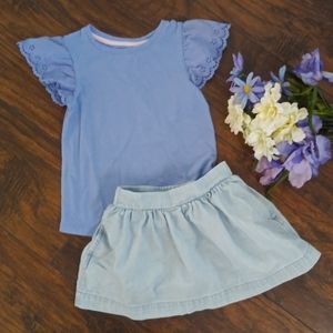 Cat & Jack Toddler Girls' Top & Skort